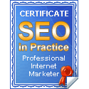 Certified by SEO in Practice