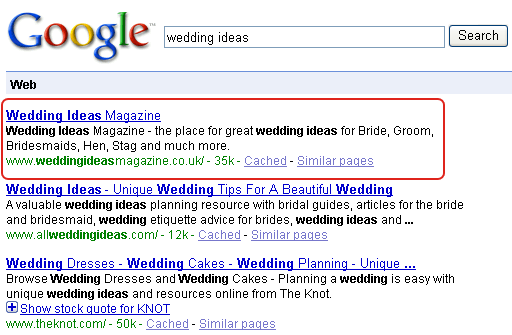 Number one Google competition