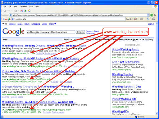 google-site-command