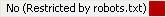 Restricted by robots.txt