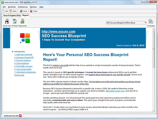 SEO Success Blueprint