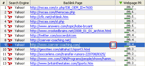 Click the three–dot icon